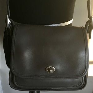 Coach Charcoal Gray Coach Shoulder Bag